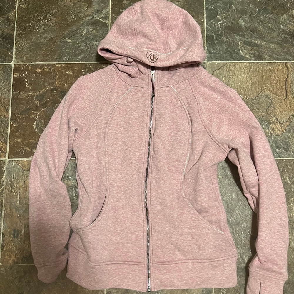 Lululemon pink Heather plush scuba